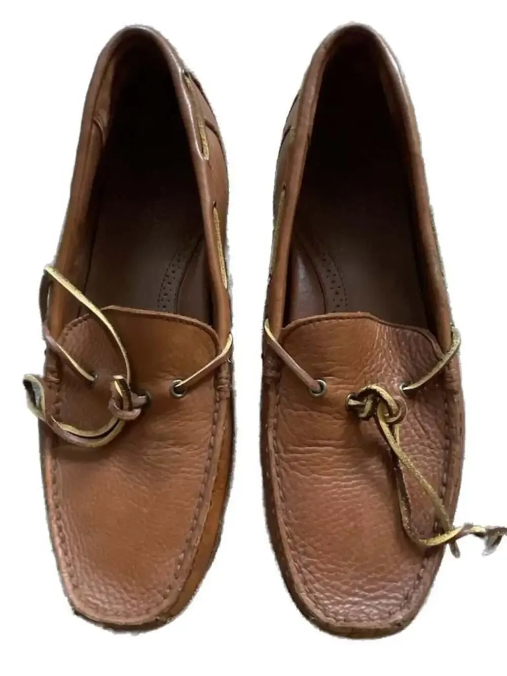 Polo Ralph Lauren Brown Leather Moccasin Driving Shoes